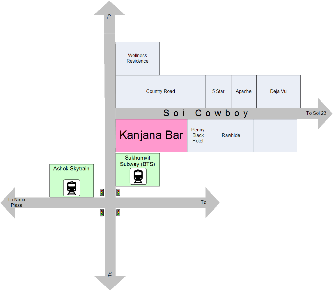 Kanjana Bar Location